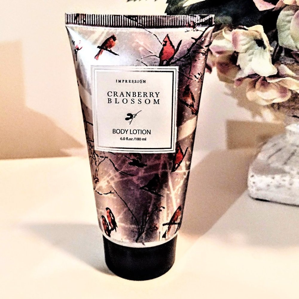 CRANBERRY BLOSSOM Body Lotion by "Impression" ~ 6 fl. oz. Tube ~ NEW ~ Sealed